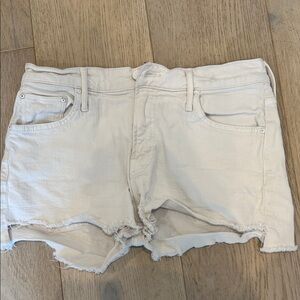 Women's white Denim Shorts
